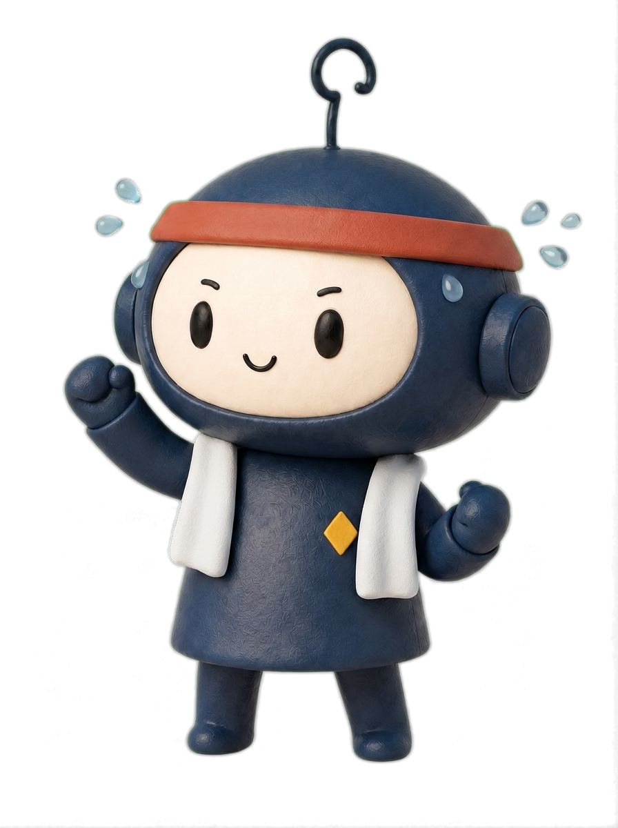 IPRO-kun in workout mode