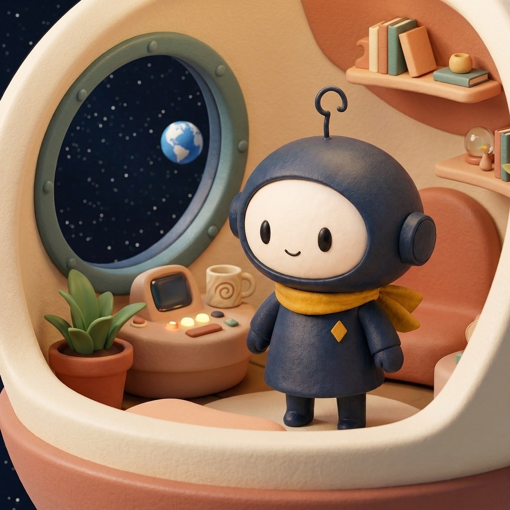 IPRO-kun Home in space